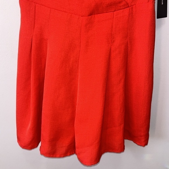 "NWT" Lulus‎ All About Love Red Sleeveless Surplice Romper- Women's Size XS - Picture 9 of 12